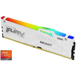 Kingston FURY Beast EXPO/DDR5/32GB/6000MHz/CL36/1x32GB/RGB/White