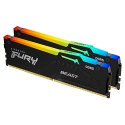 KINGSTON DIMM DDR5 64GB (Kit of 2) 5600MT/s CL40 FURY Beast RGB