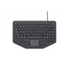 Gamber Johnson Skinnyboard Mobile KBD W/TPAD/F12 Red Lit Silicone Rubber VESA EN