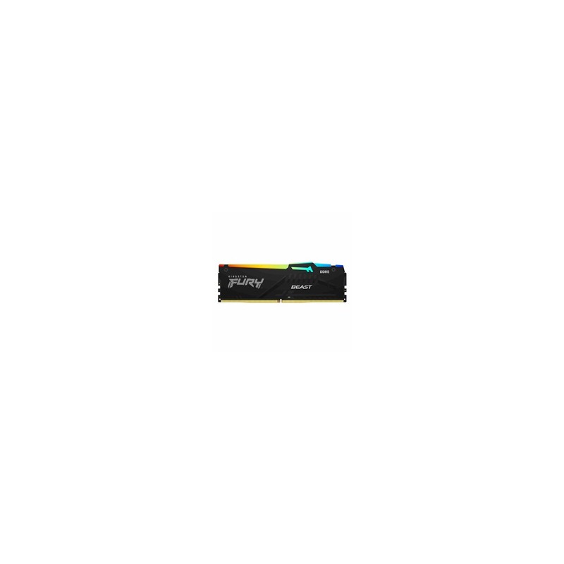 KINGSTON DIMM DDR5 8GB 5200MT/s CL40 FURY Beast Černá RGB