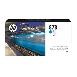 HP 878 1L Cyan PageWide XL Ink/Crtg