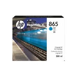 HP 865 500ML Cyan PageWide XL/Ink Crtg