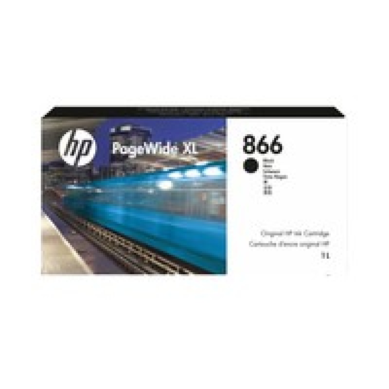 HP 866 1L Black PageWide XL Ink/Crtg