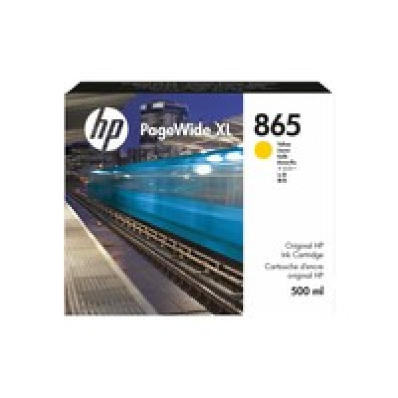 HP 865 500ML Yellow PageWide XL/Ink Crtg