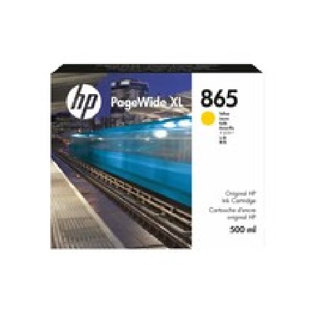 HP 865 500ML Yellow PageWide XL/Ink Crtg