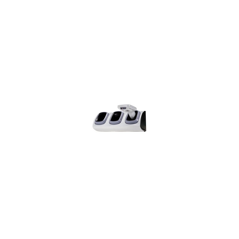 Zebra MC18 3-Slot SHD Locking Cradle/Req PWR Sply And PWR Cord