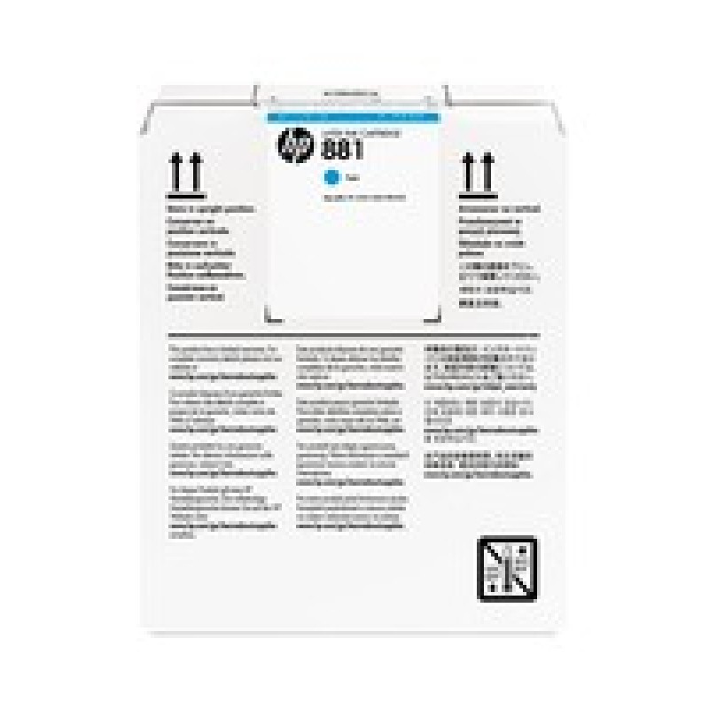 HP 881 Ink Cartridge/5-LTR Cyan Latex