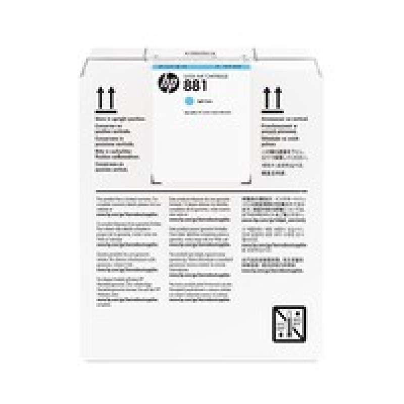 HP 881 Ink Cartridge/5-LTR LT Cyan Latex