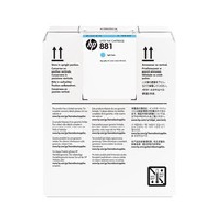 HP 881 Ink Cartridge/5-LTR LT Cyan Latex