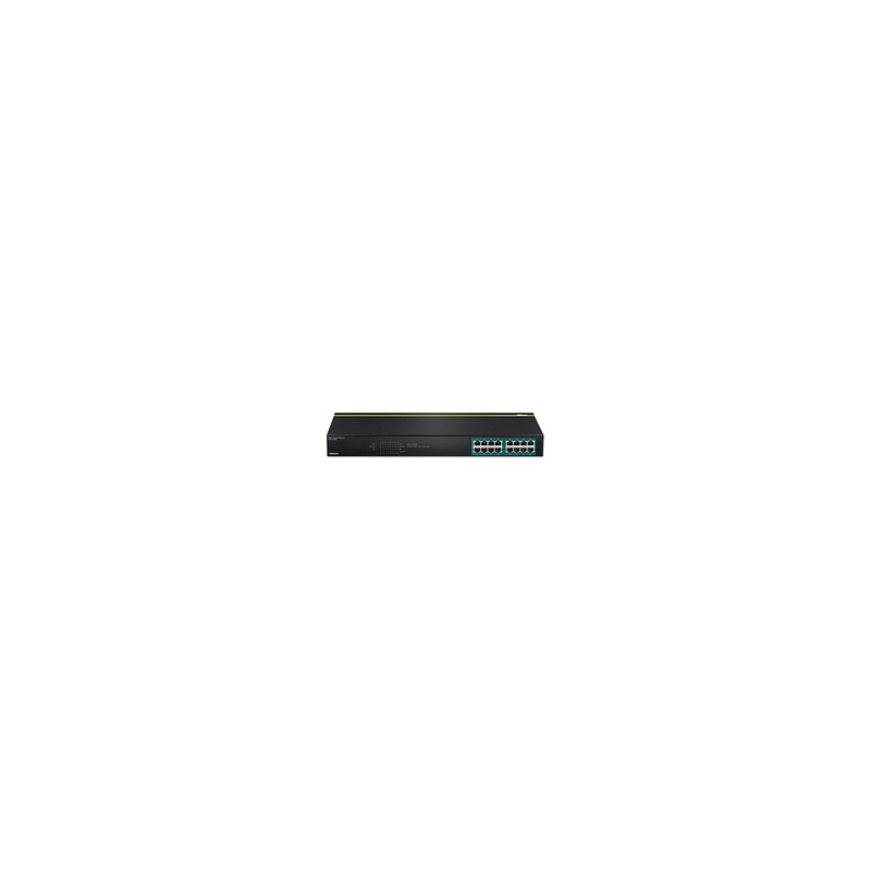 TRENDnet 16-Port Gigabit PoE+ Switch/Smart Fans