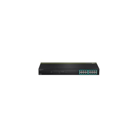 TRENDnet 16-Port Gigabit PoE+ Switch/Smart Fans