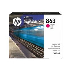 HP 863 500ML Magenta PageWide/XL Ink Crtg