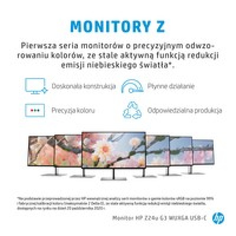 HP Z24U G3 24IN IPS WUXGA USB/HDMI/1000:1 350CD/CM 178H/178V Pivot