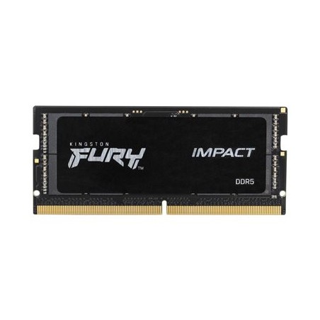 Kingston FURY Impact/SO-DIMM DDR5/64GB/4800MHz/CL38/2x32GB/Black