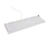 Herní mechanická klávesnice Genesis THOR 404/RGB/Outemu Peach Silent/Drátové USB-A/US layout/Bílá