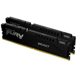 KINGSTON DIMM DDR5 128GB (Kit of 2) 5600MT/s CL40 FURY Beast Černá