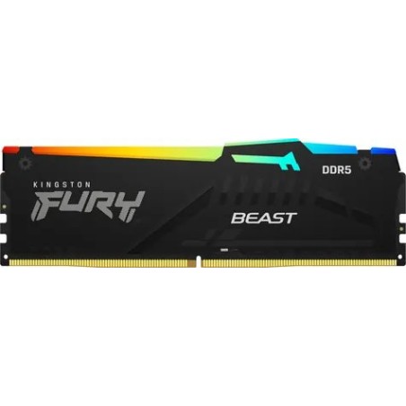 Kingston FURY Beast EXPO/DDR5/32GB/5200MHz/CL40/1x32GB/RGB/Black