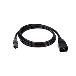 HPE SDG300 - C20 250V 16Amp Black 1m Jumper Cord