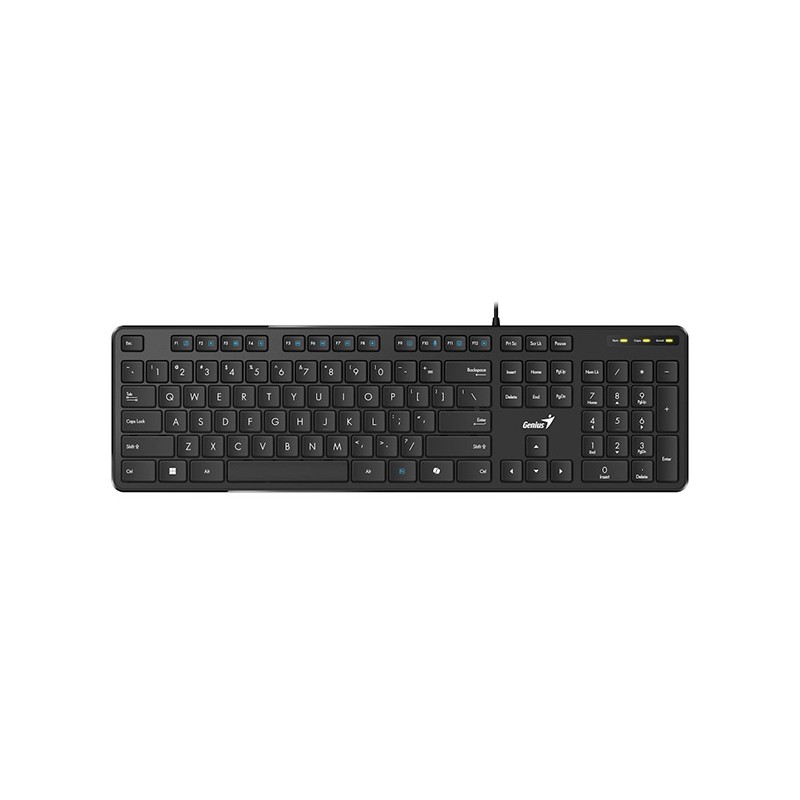 GENIUS klávesnice Slimstar M200 Copilot / Drátová/ USB/ černá/ CZ+SK layout