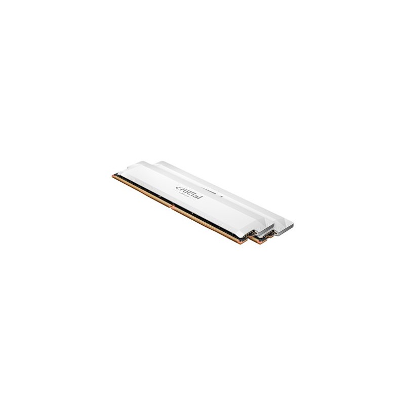 Crucial Pro/DDR5/64GB/6000MHz/CL40/2x32GB/White