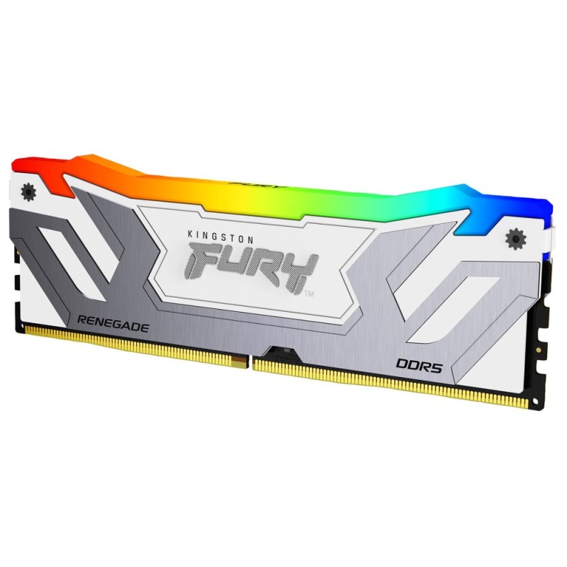 Kingston FURY Renegade/CUDIMM DDR5/24GB/8400MHz/CL40/1x24GB/RGB/White