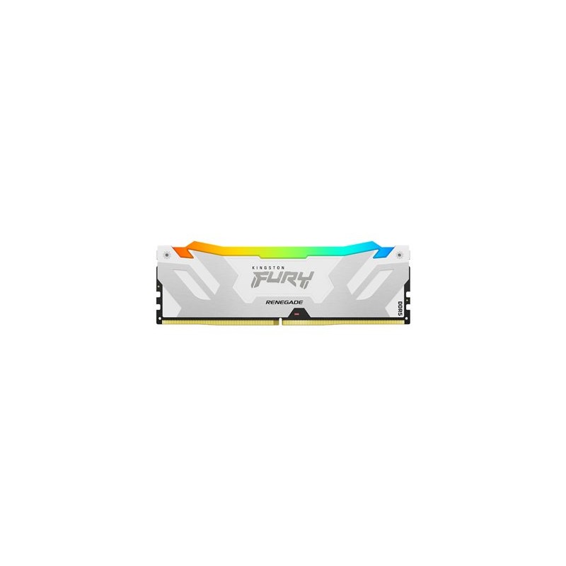 Kingston FURY Renegade/DDR5/24/8000MHz/CL38/1x24GB/RGB/White