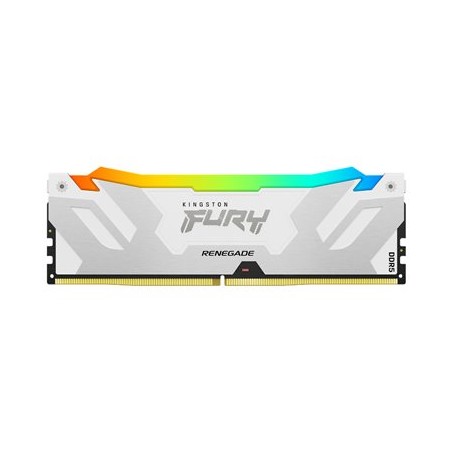 Kingston FURY Renegade/DDR5/24/8000MHz/CL38/1x24GB/RGB/White