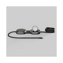 ZENS CHARGING CABLE USB C-C PRO/3 - QI2 AND APPLE WATCH AND USB- 7881586