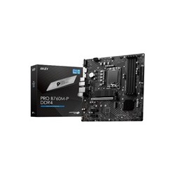 MSI MB Sc LGA1700 PRO B760M-P DDR4, Intel B760, 4xDDR4, 1xDP, 1xHDMI, 1xVGA, mATX