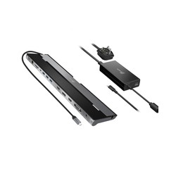 USB-C TRIPLE DISPLAY DOCKING/STATION WITH 100W PD ADAPTER - U