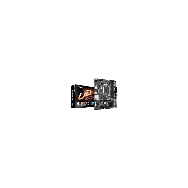 GIGABYTE MB Sc LGA1700 H610M K V2, Intel H610, 2xDDR5, DP, HDMI, mATX