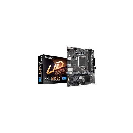 GIGABYTE MB Sc LGA1700 H610M K V2, Intel H610, 2xDDR5, DP, HDMI, mATX