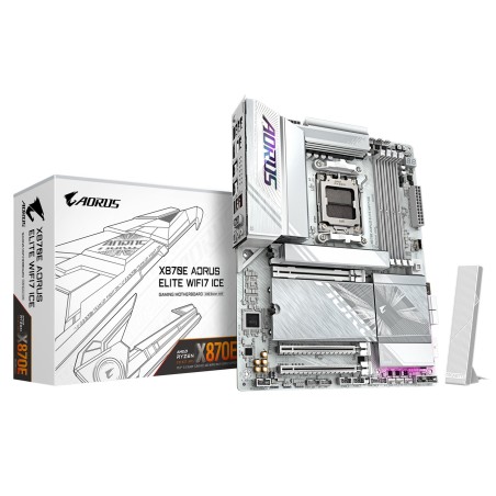 GIGABYTE X870E AORUS Elite WIFI7 Ice/AM5/ATX