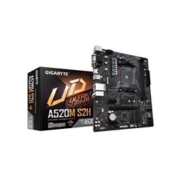 GIGABYTE MB Sc AM4 A520M S2H, AMD A520, 2xDDR4, 1xHDMI, 1xDVI, 1xVGA, mATX
