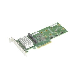 Supermicro AOC-SLG3-2H8M2-O SAS3408 Hybrid/NVMe/SATA M.2 RAID Card
