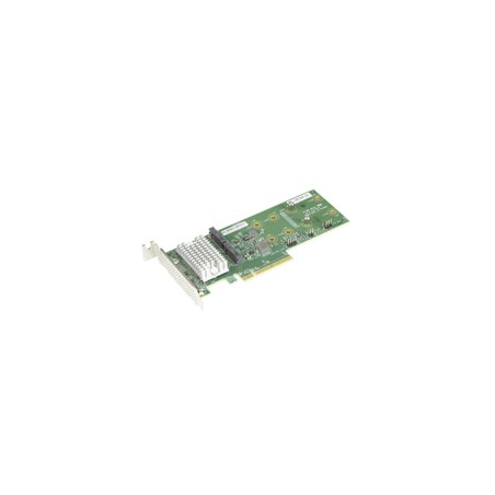 Supermicro AOC-SLG3-2H8M2-O SAS3408 Hybrid/NVMe/SATA M.2 RAID Card
