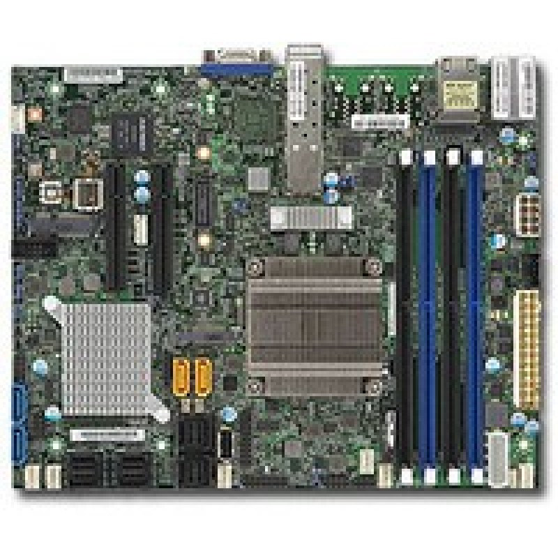 Supermicro X10SDV-4C-7TP4F 1518 DDR4 FATX/VGA 2XGBE10GBE SAS2 IPMI 1PACK