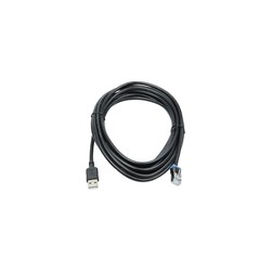 Datalogic Cable,USB,TypeA,Ext PWR,15'
