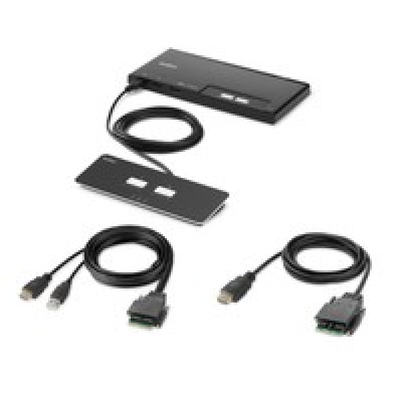 Linksys 2-Port Single Head HDMI Modular/Secure KVM Switch PP4.0 W/Remote