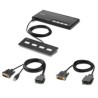 4-PORT SINGLE HEAD DVI MODULAR/SECURE KVM SWITCH PP4.0 W/REMOTE