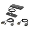 2-PORT SINGLE HEAD DVI MODULAR/SECURE KVM SWITCH PP4.0 W/REMOTE