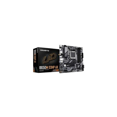 GIGABYTE MB Sc AM5 B650M D3HP AX, AMD B650, 4xDDR5, 2xDP, 1xHDMI, WiFi, mATX