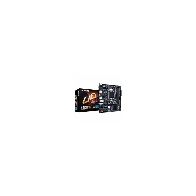 GIGABYTE MB Sc LGA1700 H610M S2H V2, Intel H610, 2xDDR5, 2xDP, 1xHDMI, 1xVGA, mATX