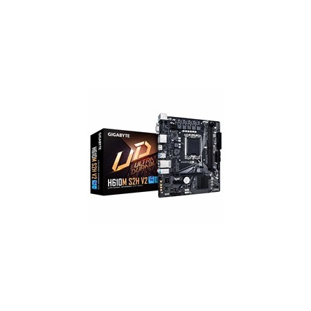 GIGABYTE MB Sc LGA1700 H610M S2H V2, Intel H610, 2xDDR5, 2xDP, 1xHDMI, 1xVGA, mATX