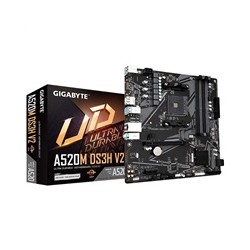 GIGABYTE MB Sc AM4 A520M DS3H V2, AMD A520, 4xDDR4, 1xHDMI, 1xDP, mATX
