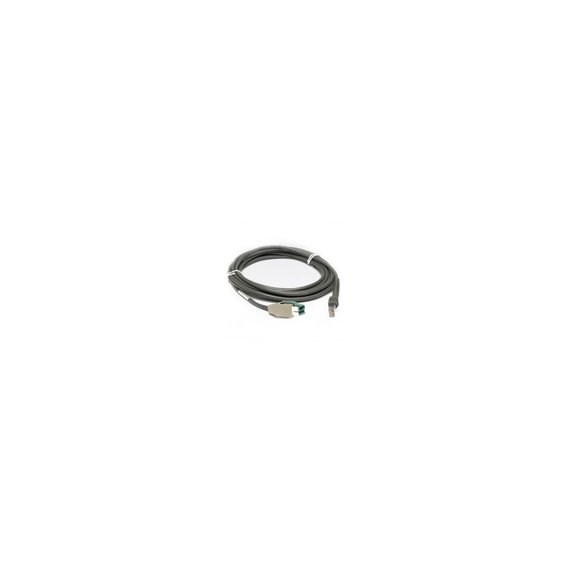 Zebra Cbl: USB (PWR Plus Conn) 15FT, ST