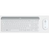 SLIM WRLS. KEYB.MOUSECOMB MK470/OFFWHITE ESP MEDITER