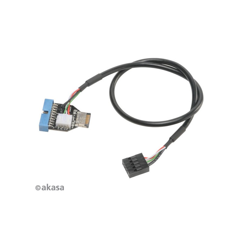 AKASA - USB 3.1 gen 2 int. na USB 3.1 Gen1 19-pin