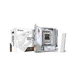 GIGABYTE MB Sc AM5 X870I AORUS PRO ICE, AMD X870, 2xDDR5, 1xHDMI, 1xUSB4, WiFi, Mini-ITX