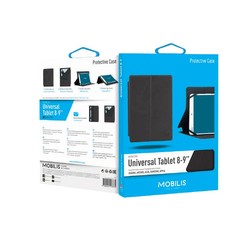 Mobilis Origine Folio Case Univer 8-9IN/Black Hard Shell